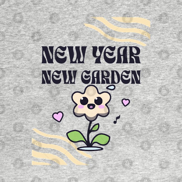 New Year, New Garden by Pixels, Prints & Patterns